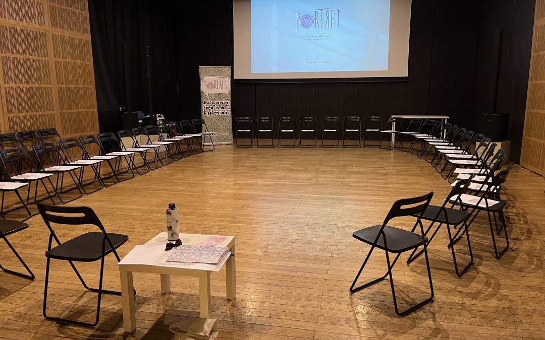 Erasmus + BIP obisk v Društvu Portret